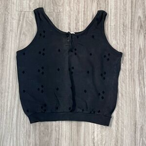 90s Black Women's tank Top